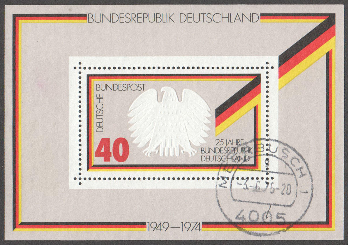 Germany Scott 1145 Used S/S (A1-17) - Click Image to Close